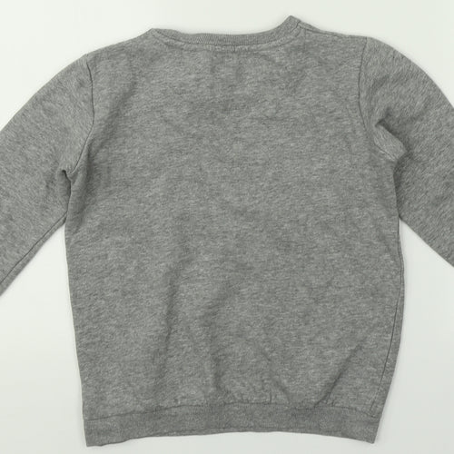 Pep & Co Boys Grey   Pullover Sweatshirt Size 8-9 Years