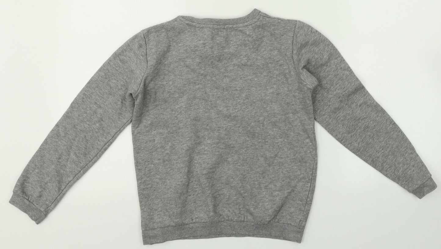 Pep & Co Boys Grey   Pullover Sweatshirt Size 8-9 Years