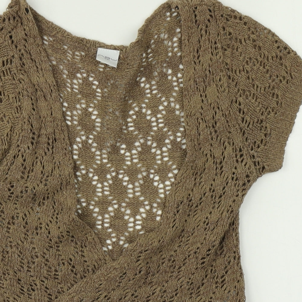 New Look Womens Green   Cardigan Jumper Size 12