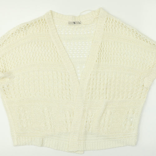 TU Womens Beige   Cardigan Jumper Size 10