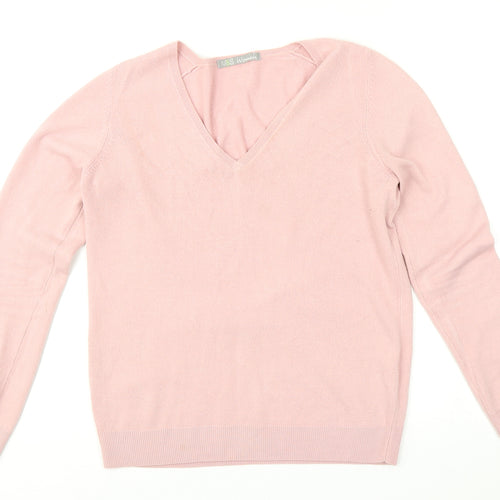 M&S Womens Pink   Pullover Jumper Size 8