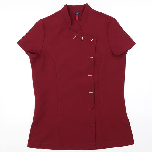 Premier Womens Red   Basic Blouse Size 10