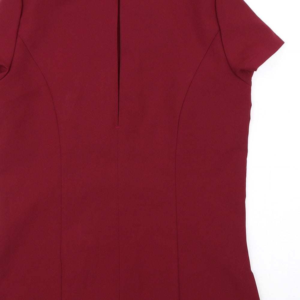 Premier Womens Red   Basic Blouse Size 10