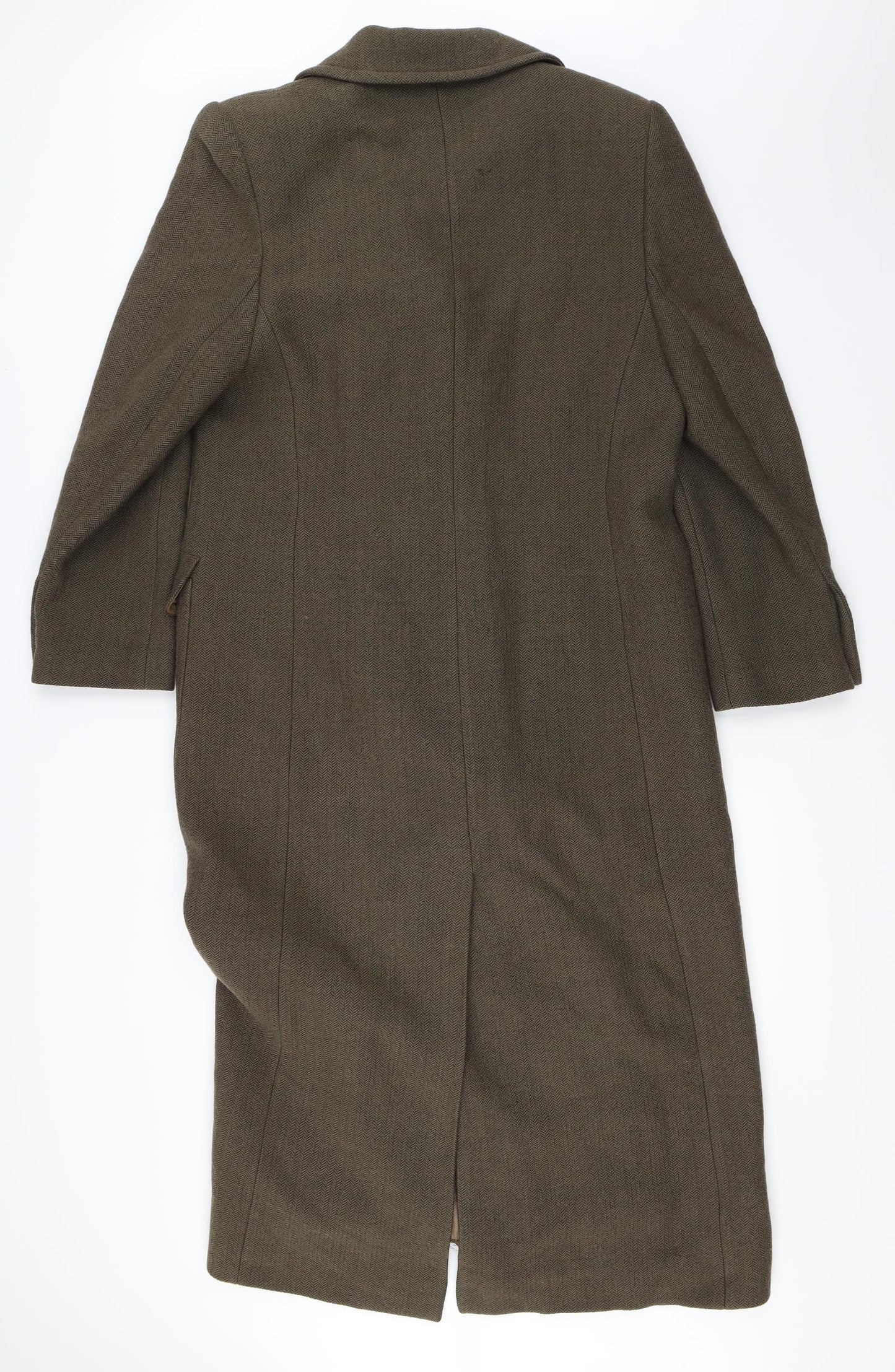 Mansfield Womens Grey   Overcoat Coat Size 14