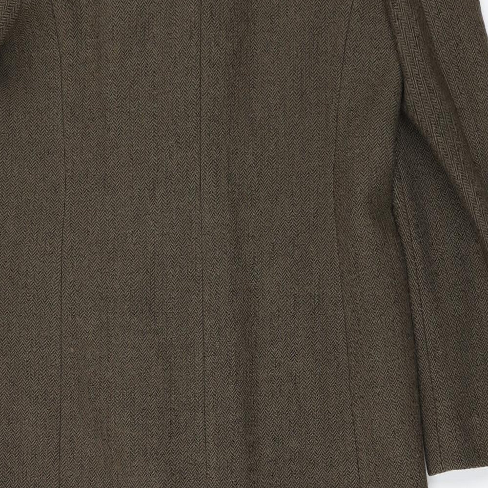 Mansfield Womens Grey   Overcoat Coat Size 14