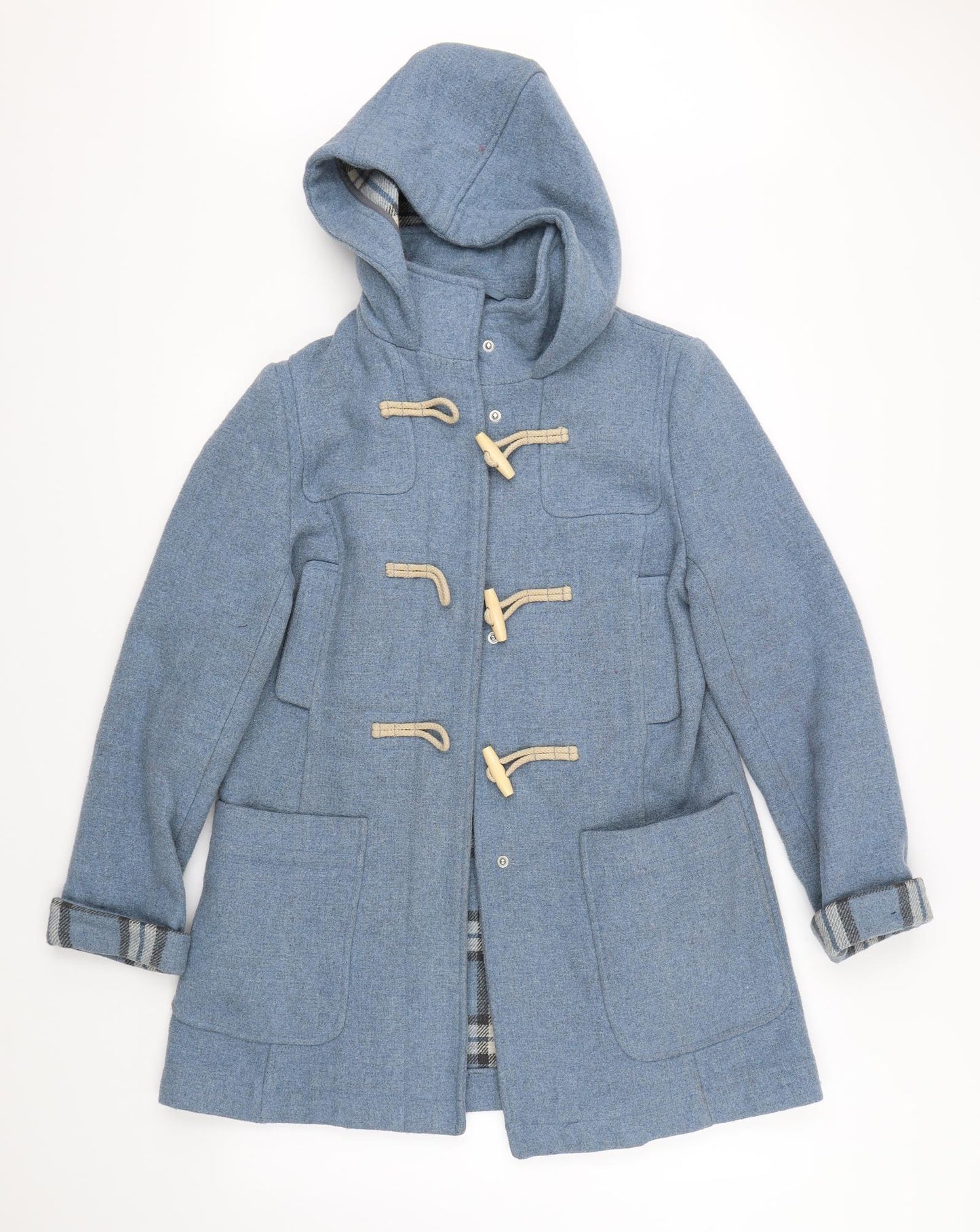 Atmosphere Womens Blue   Overcoat Coat Size 12
