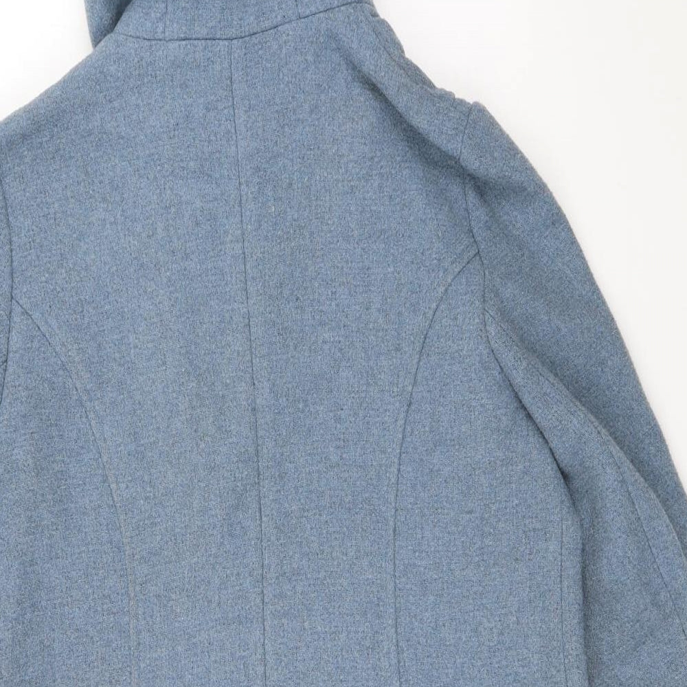 Atmosphere Womens Blue   Overcoat Coat Size 12