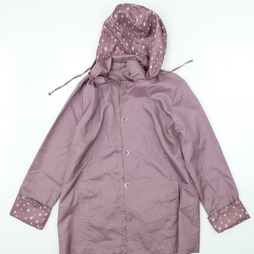 Anne De Lancay Womens Pink   Jacket Coat Size S