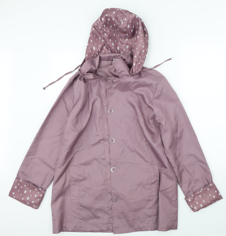Anne De Lancay Womens Pink   Jacket Coat Size S