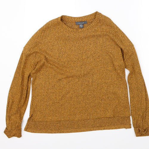 Primark Womens Yellow   Pullover Jumper Size XS