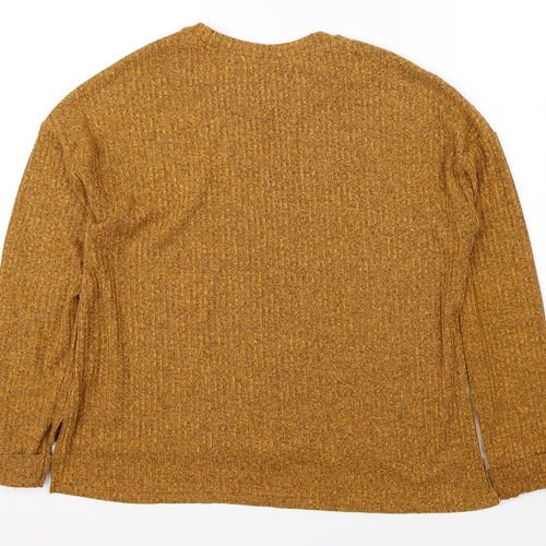 Primark Womens Yellow   Pullover Jumper Size XS
