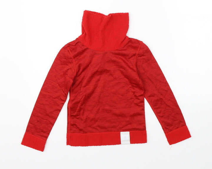 Decathalon Boys Red   Basic T-Shirt Size 6 Years