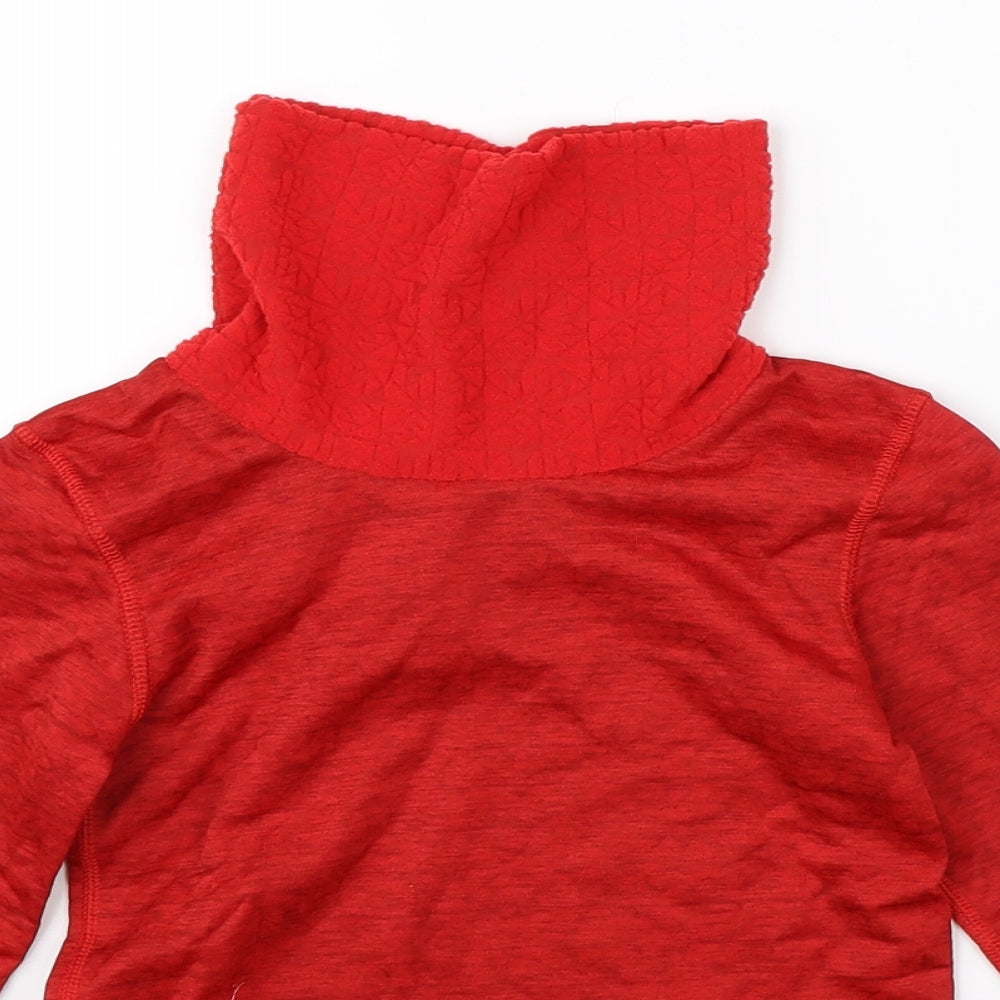 Decathalon Boys Red   Basic T-Shirt Size 6 Years