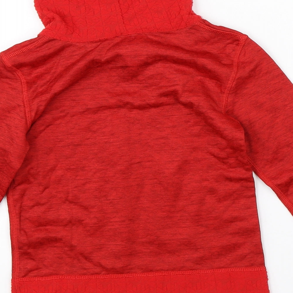 Decathalon Boys Red   Basic T-Shirt Size 6 Years