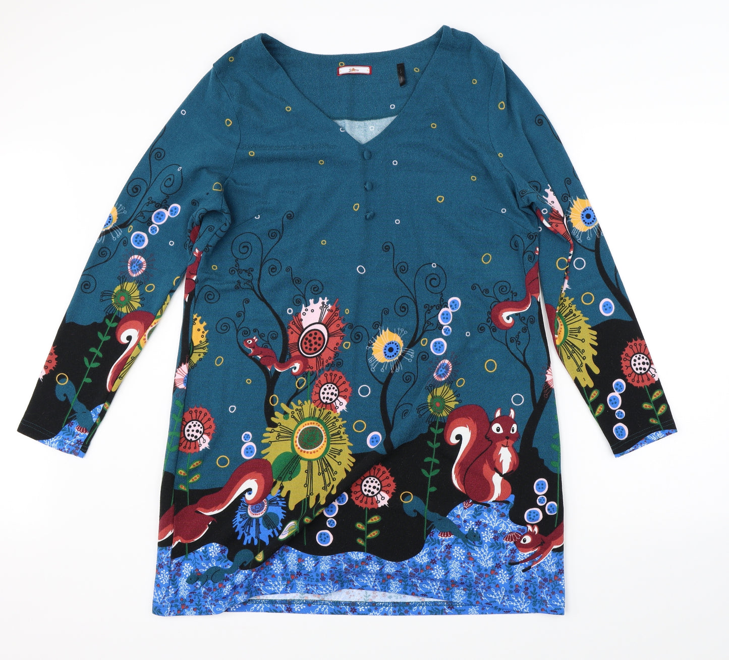 Joe Brown Womens Multicoloured Floral  Jumper Dress  Size 16