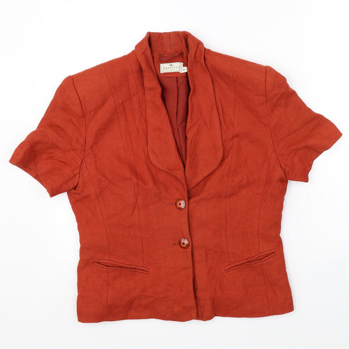 BHS Womens Orange   Jacket Blazer Size 12