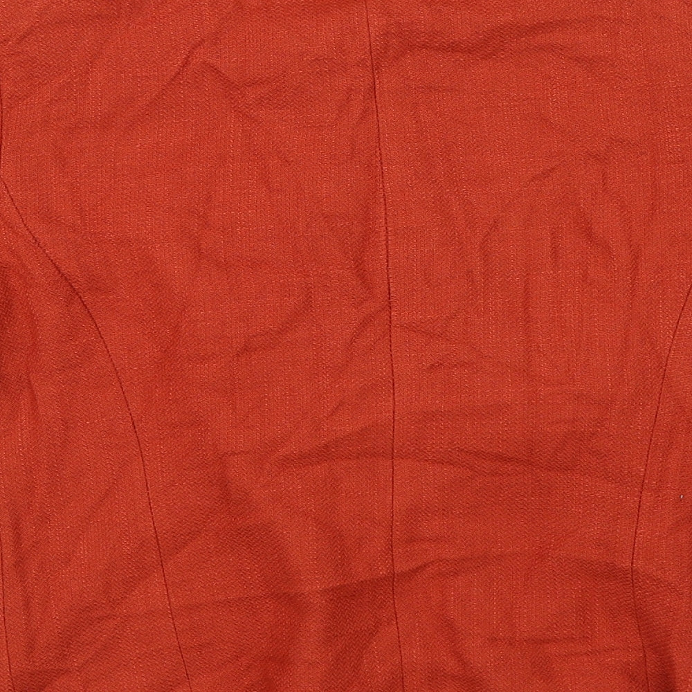 BHS Womens Orange   Jacket Blazer Size 12