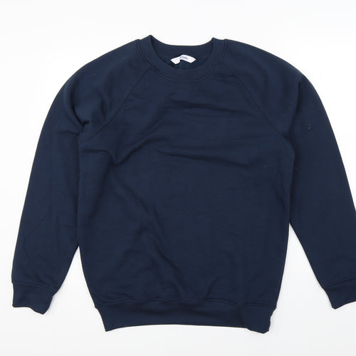 Alexandra Mens Blue   Pullover Sweatshirt Size M