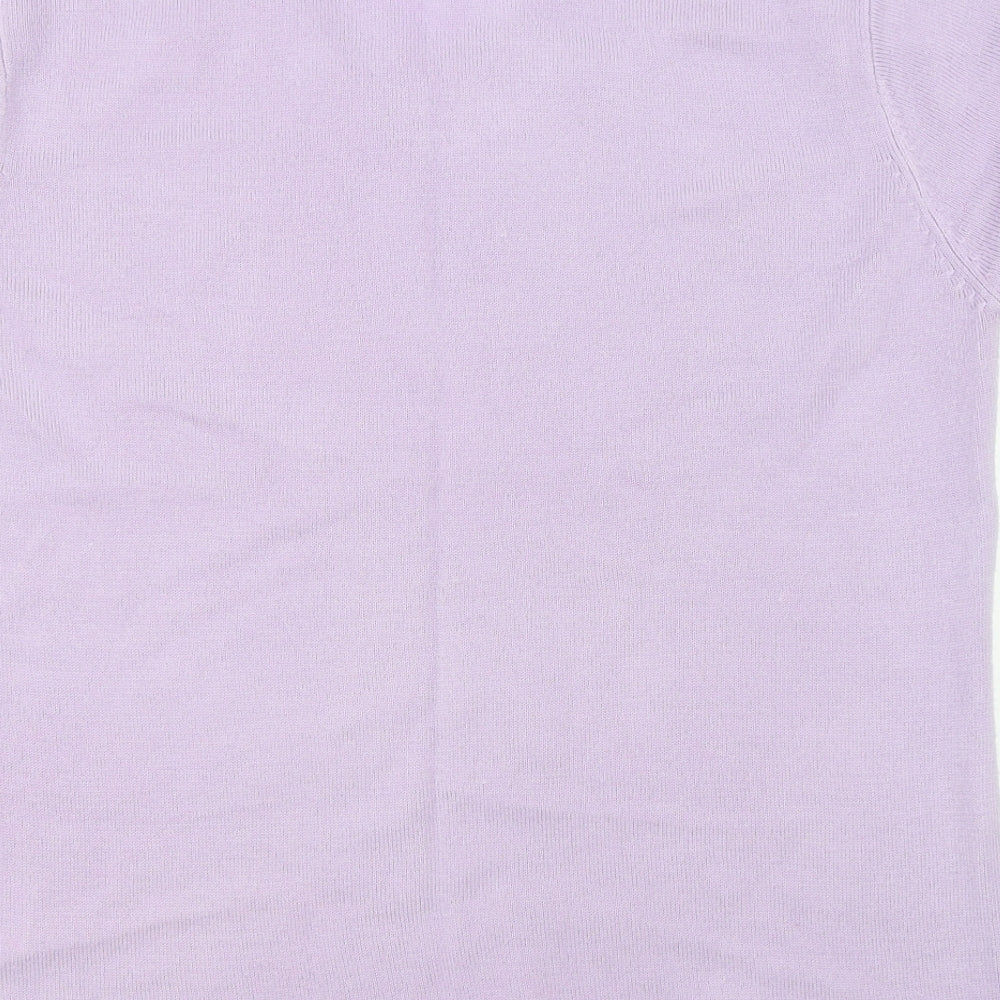 Fay Louise Womens Purple   Basic Blouse Size L