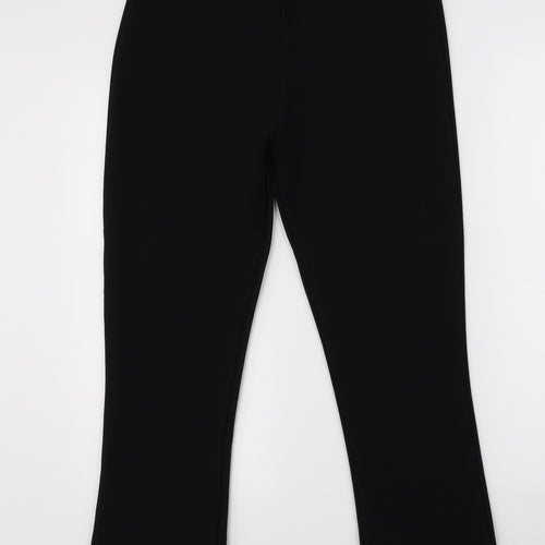 Preworn Womens Black   Dress Pants Trousers Size 12 L24 in