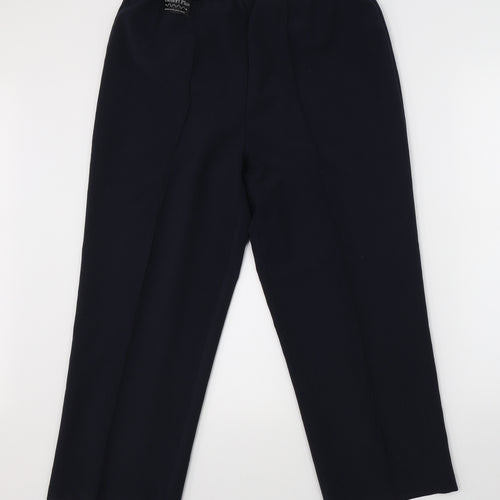 Sarah Hamilton Womens Blue   Dress Pants Trousers Size 14 L26 in