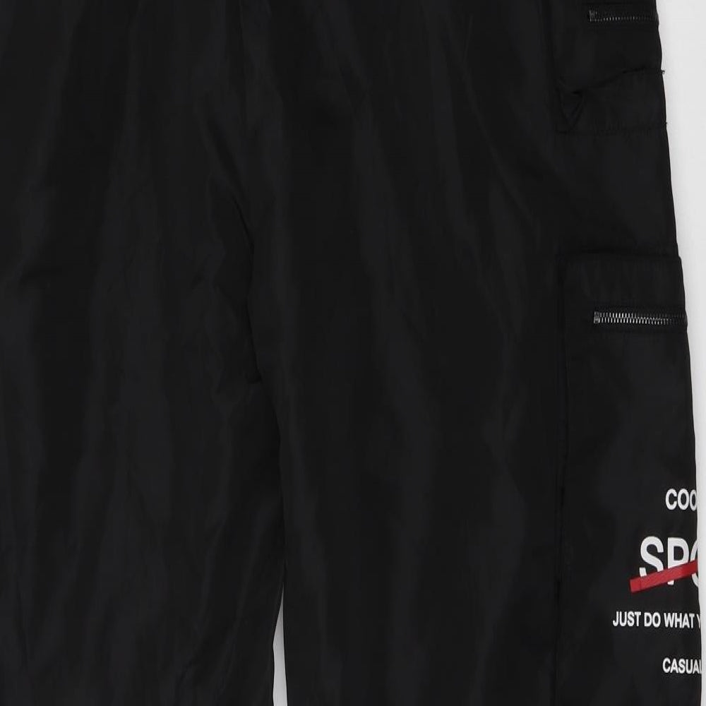 SheIn Womens Black   Jogger Trousers Size L L26 in