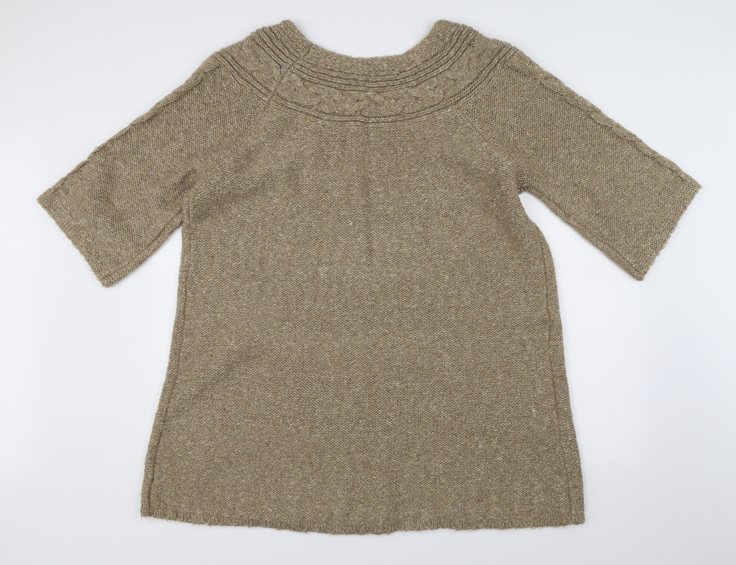George Womens Beige  Knit Pullover Jumper Size 24