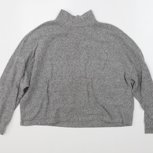 New Look Womens Grey  Knit Pullover Jumper Size M