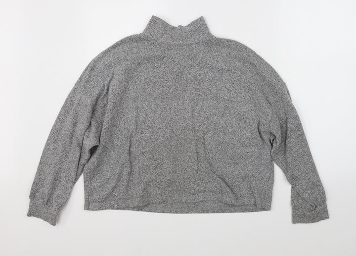 New Look Womens Grey  Knit Pullover Jumper Size M