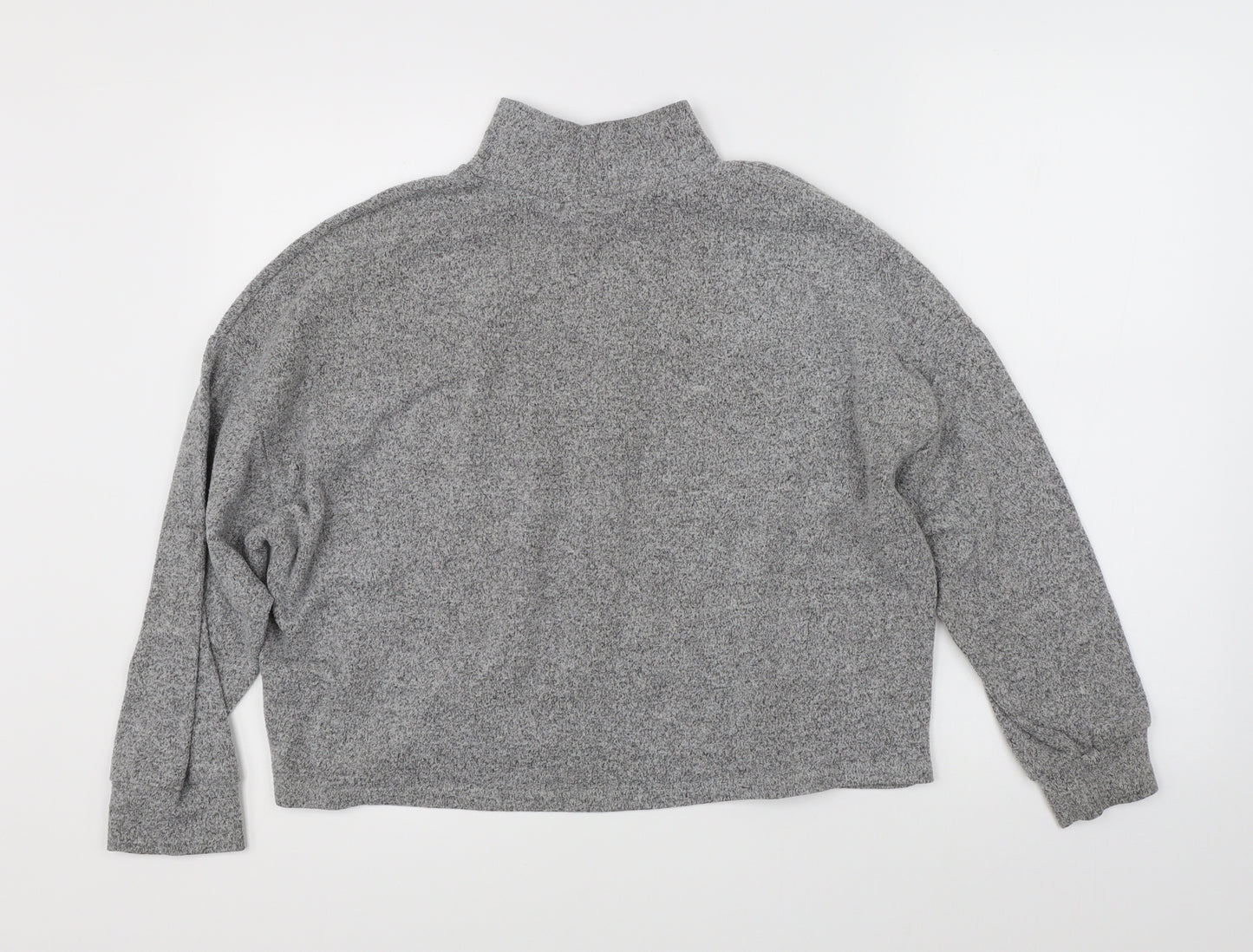 New Look Womens Grey  Knit Pullover Jumper Size M