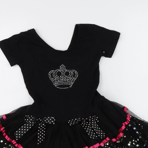 Popatu Girls Black   Tutu Dress  Size M
