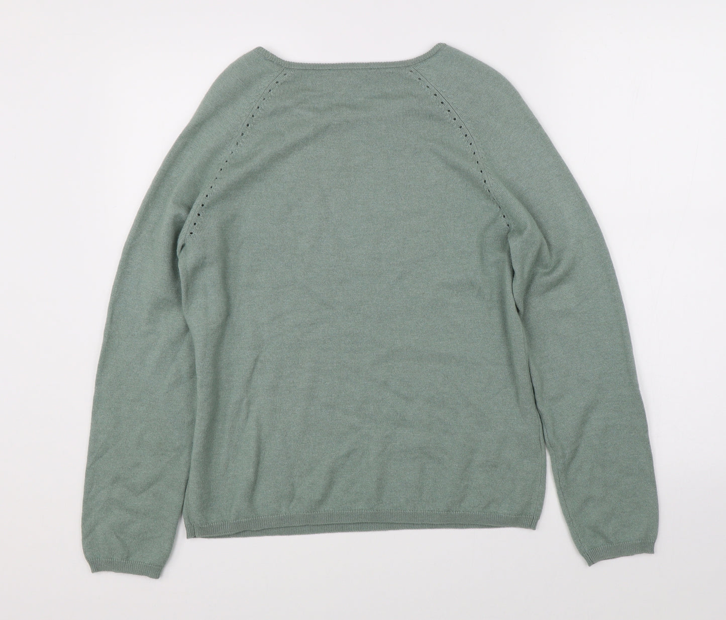 Laura Ashley Womens Green   Pullover Jumper Size 12