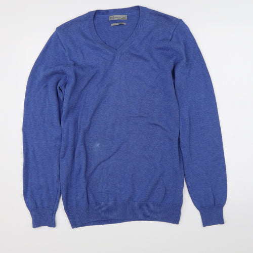Marks & Spencer Mens Blue   Pullover Jumper Size S