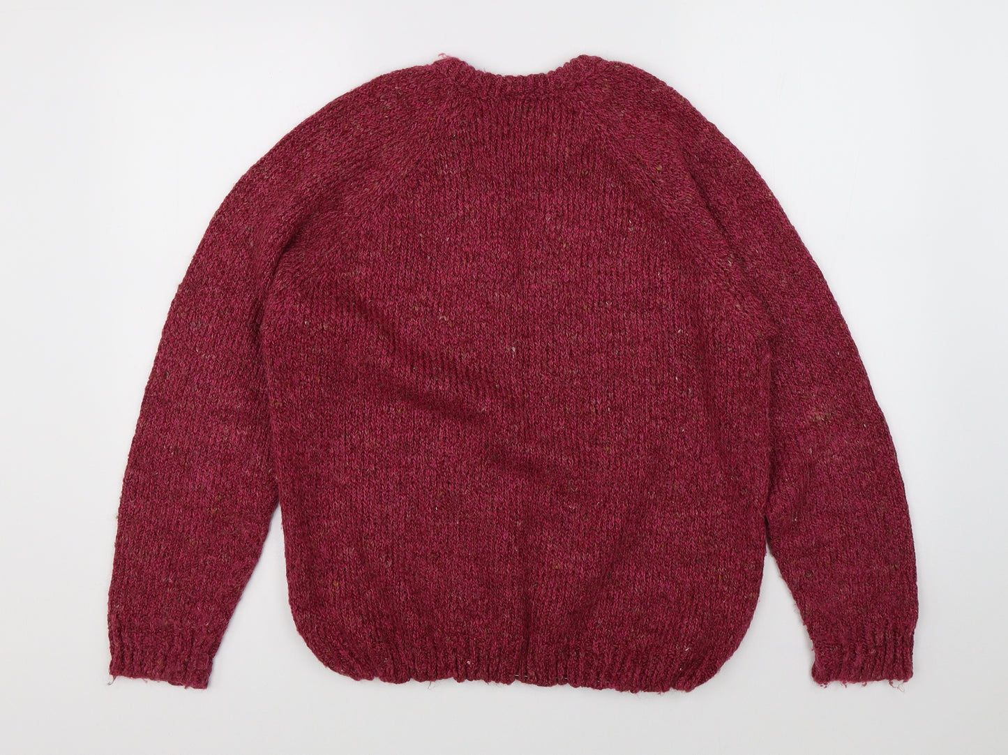 Mackays Womens Pink  Knit Pullover Jumper Size M