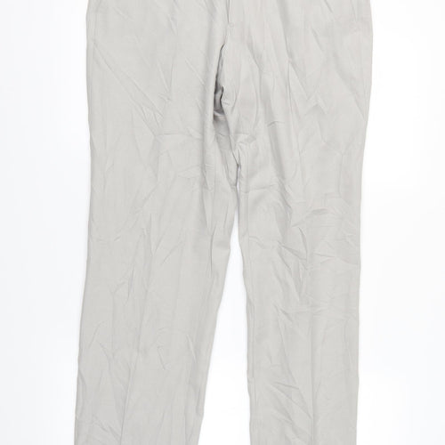 M&S Mens Grey    Suit Trousers Size 34 L32 in