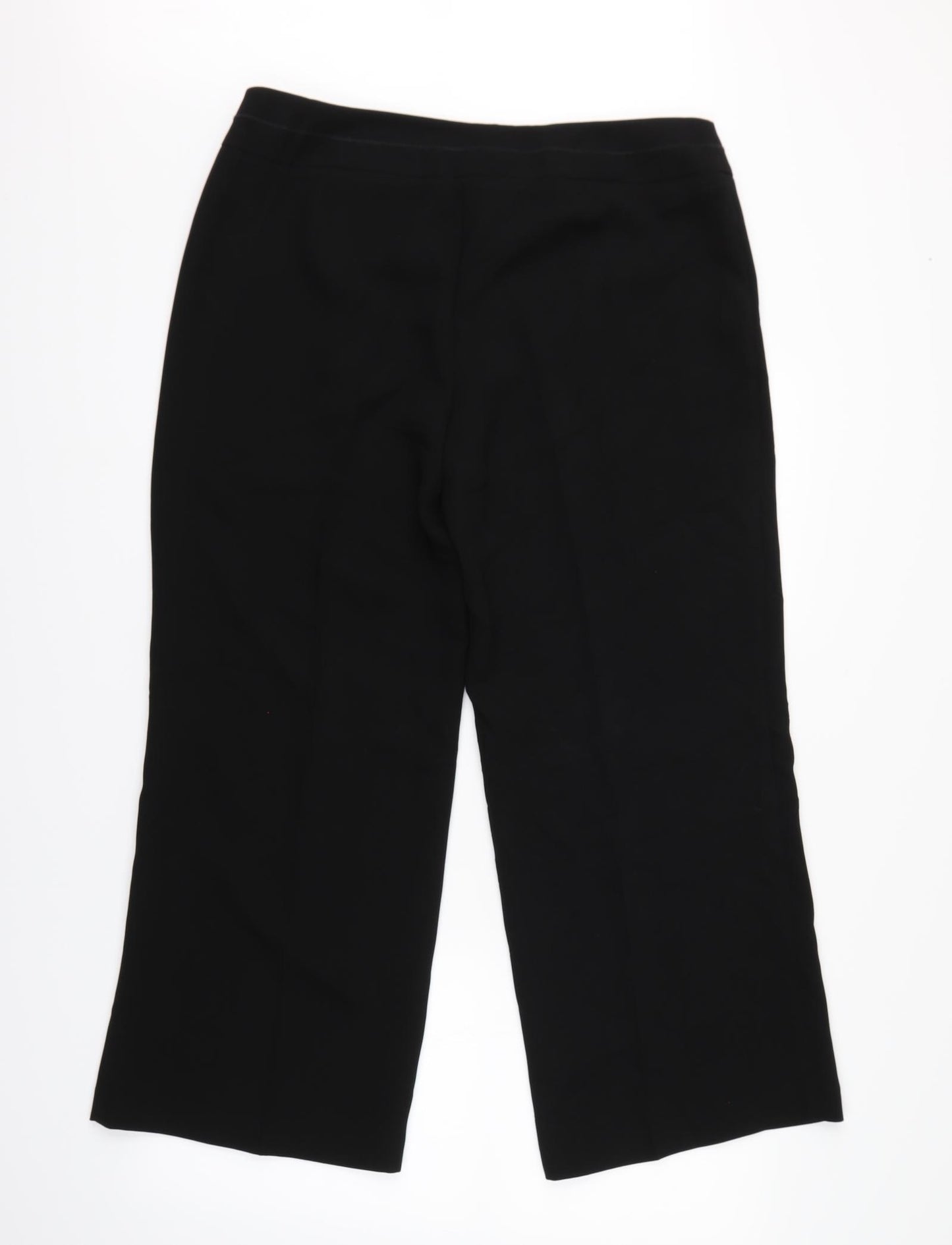 M&S Womens Black   Trouser Suit Suit Trousers Size 16 L30 in