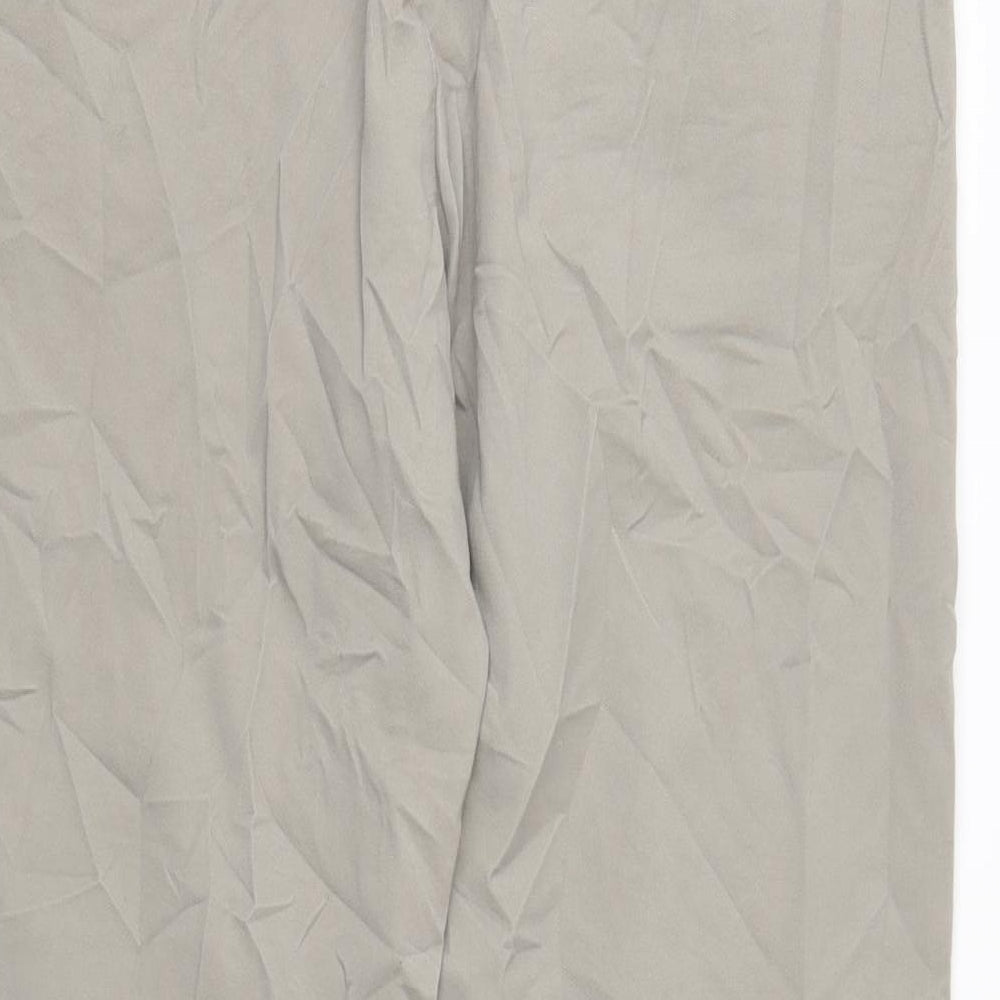 M&S Mens Grey   Chino Trousers Size 34 in L31 in