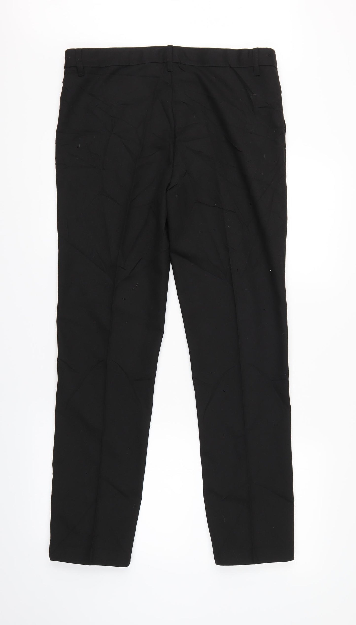 M&S Boys Black    Trousers Size 15-16 Years - School trousers