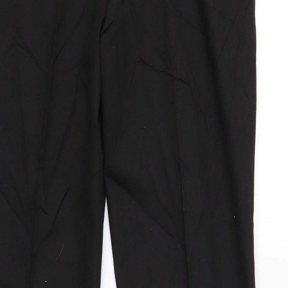 M&S Boys Black    Trousers Size 15-16 Years - School trousers