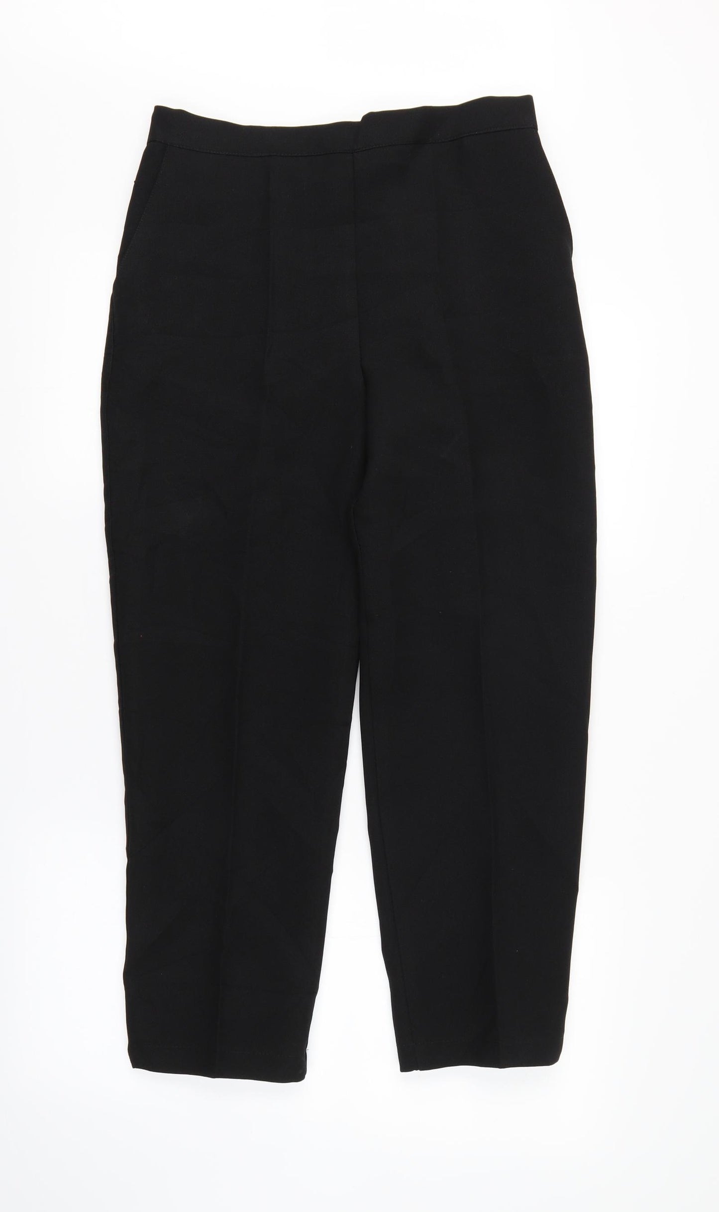 Emma Womens Black   Trousers  Size 14 L28 in