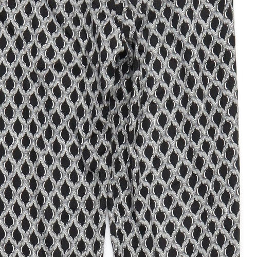 H&M Womens Multicoloured Argyle/Diamond  Trousers  Size 6 L26 in