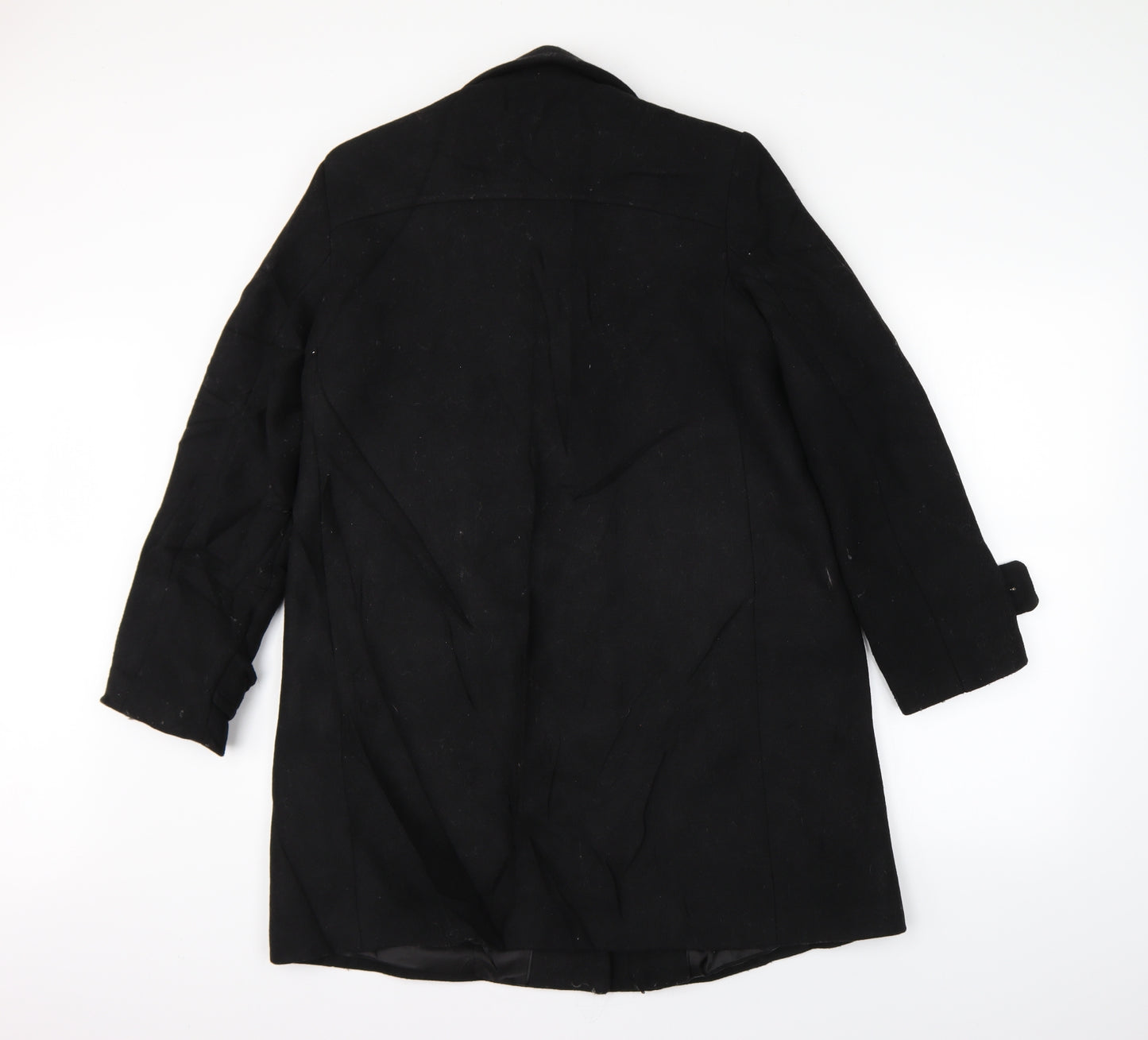 MNG Womens Black   Overcoat Coat Size M