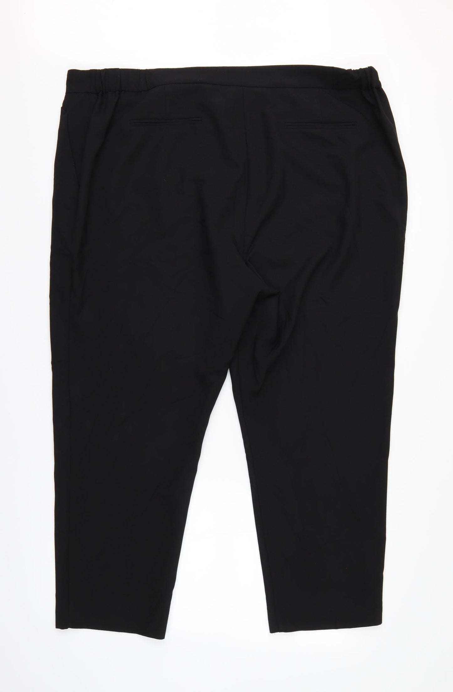 Preworn Womens Black   Trousers  Size 24 L30 in