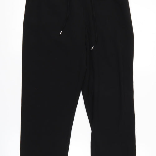 H&M Womens Black   Trousers  Size 8 L28 in