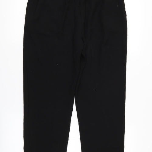 H&M Womens Black   Trousers  Size 8 L28 in