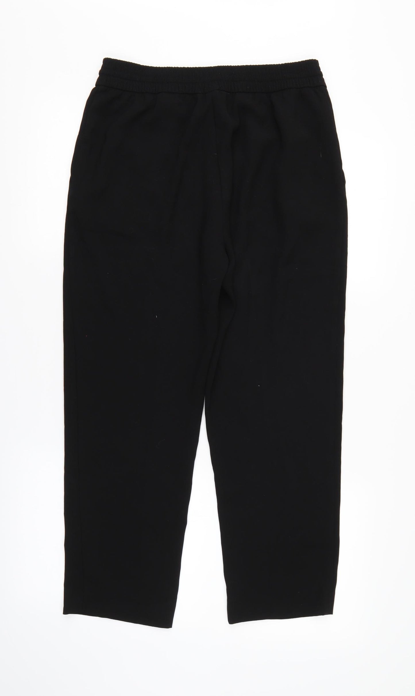 H&M Womens Black   Trousers  Size 8 L28 in