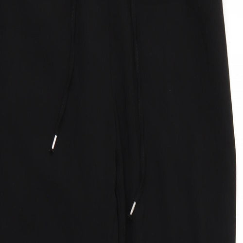 H&M Womens Black   Trousers  Size 8 L28 in