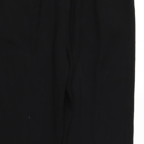 H&M Womens Black   Trousers  Size 8 L28 in