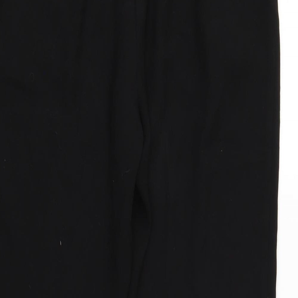 H&M Womens Black   Trousers  Size 8 L28 in