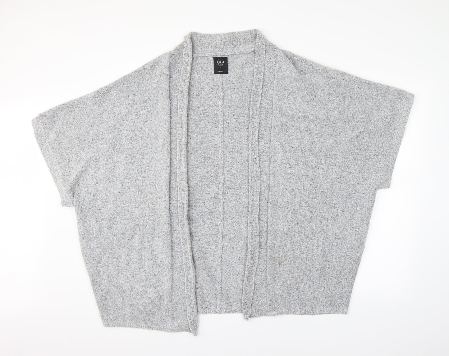Preworn Womens Grey   Wrap Jumper One Size